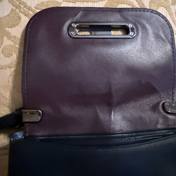 Coach Black Leather Swagger Flap Crossbody Bag - Picture 6 of 16